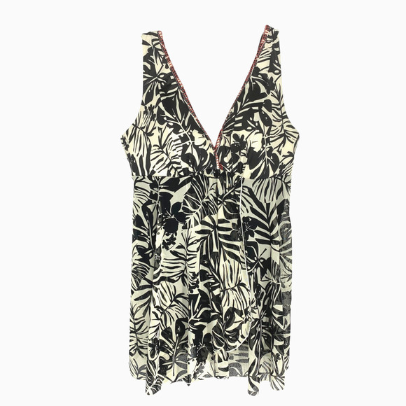 NEW Lane Bryant Sz 26 Lightly Lined No-Wire Palm Paradise Swimsuit Top Only NWOT - Picture 2 of 7